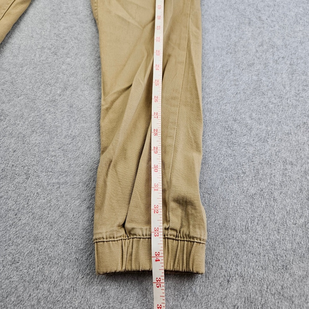 LEVIS Jogger Kids 12 Tan Khaki Twill Elastic Cuff Casual School Classic - Picture 9 of 11